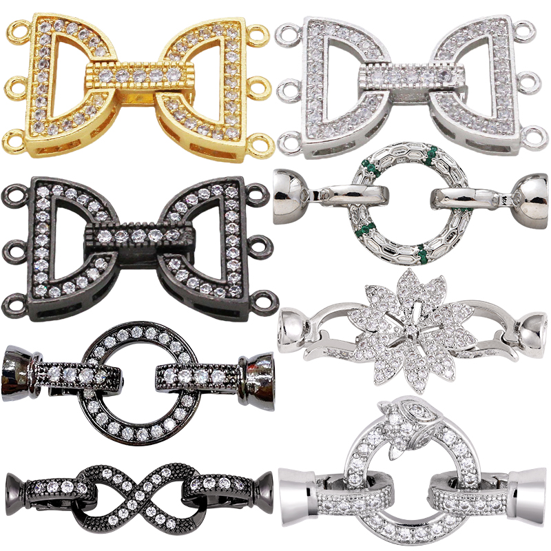 Jewelry Making Findings - Fecho Decorativo Banhado a Ouro 18K