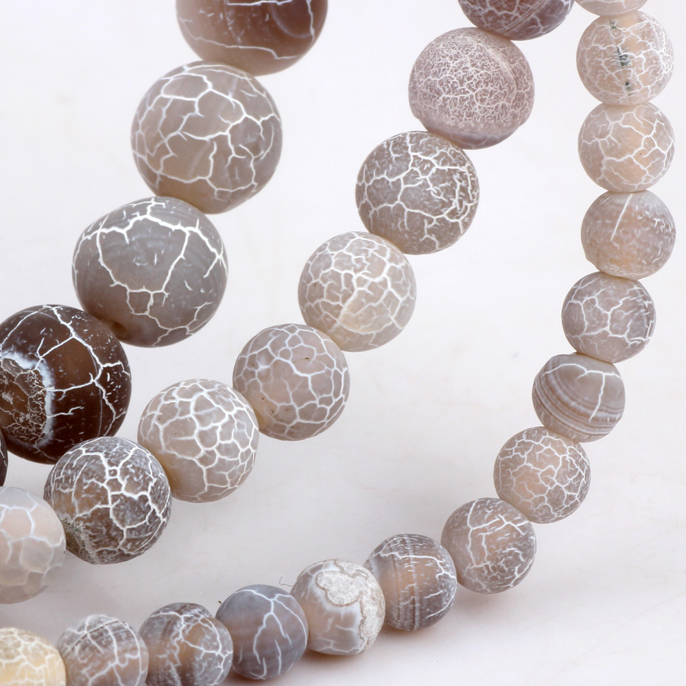 Jewelry Making With Stones - 004 modelo 6mm/8mm/10mm fosco fosco café