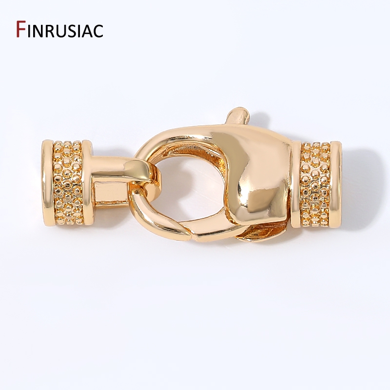 Jewelry Making Items - Conector de fecho lagosta em latão