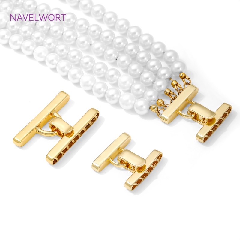 Jewelry Making Items - Fecho de colar com múltiplas fios,