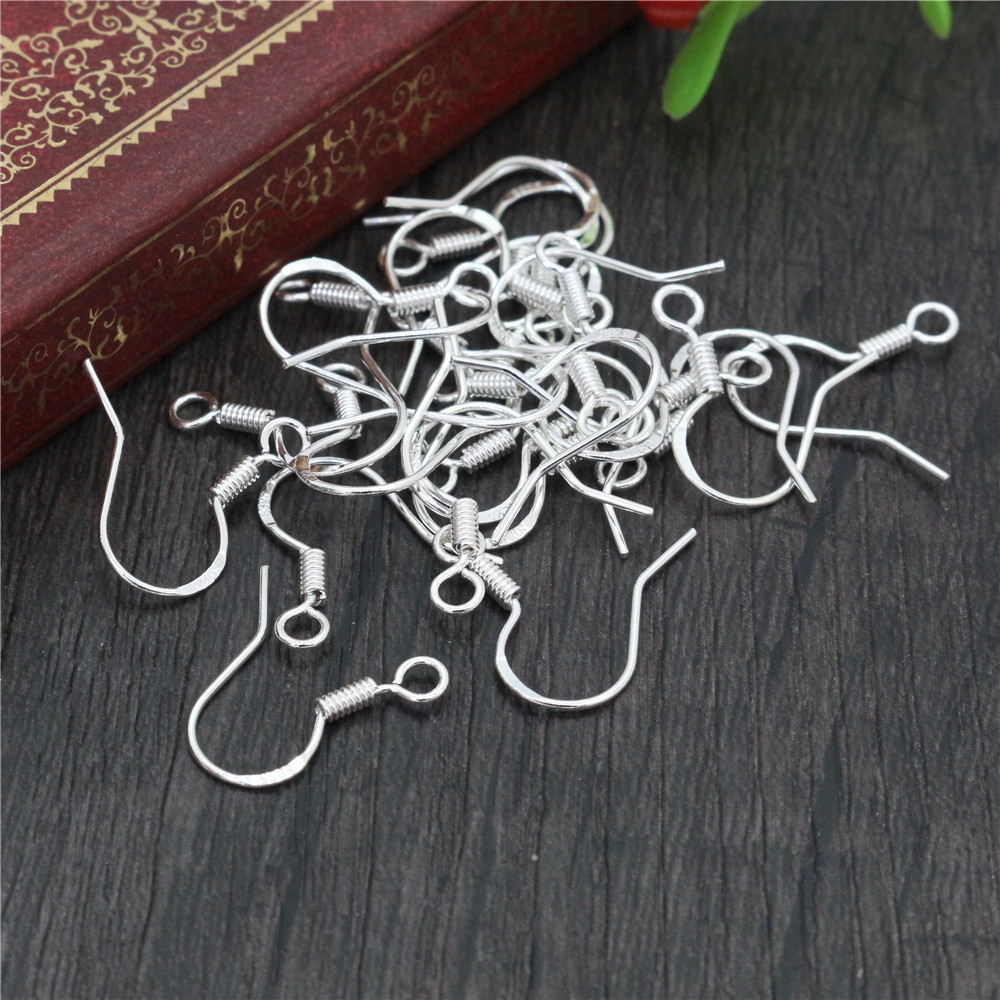 Jewelry Making Findings - Brinco de prata esterlina 925, 50