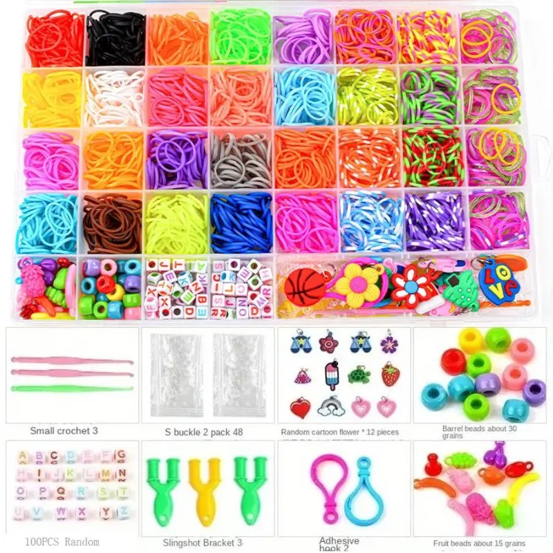 Jewelry Making Tutorial - Kit de Elásticos Vibrantes com 4300+