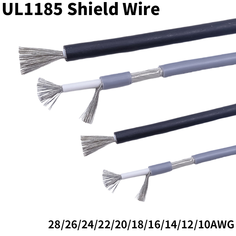 Wire 22 Gauge Copper - Cabo de sinal de fio blindado