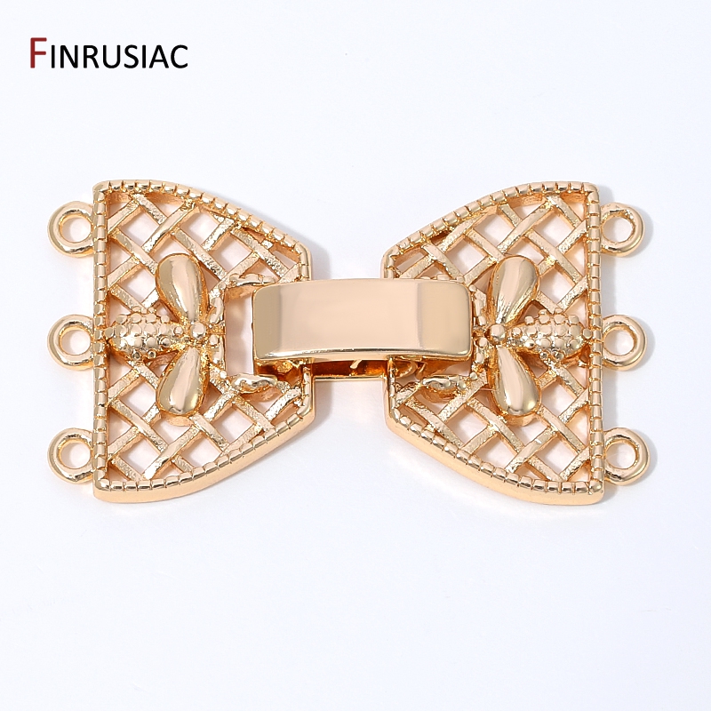 Jewelry Making Items - Conector de Fecho de Pérolas de