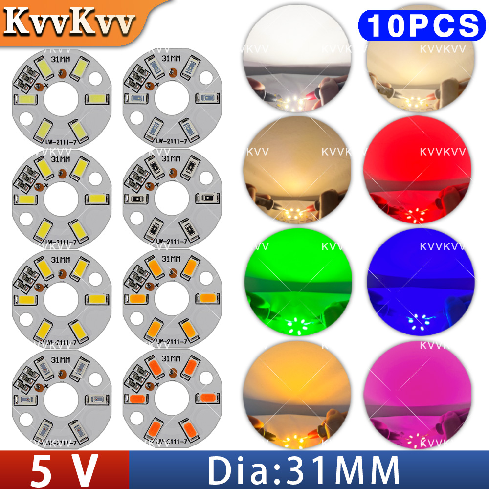 10 pçs led 5v 3w cor lâmpada g - Jewelry Making Board avaliação e preço