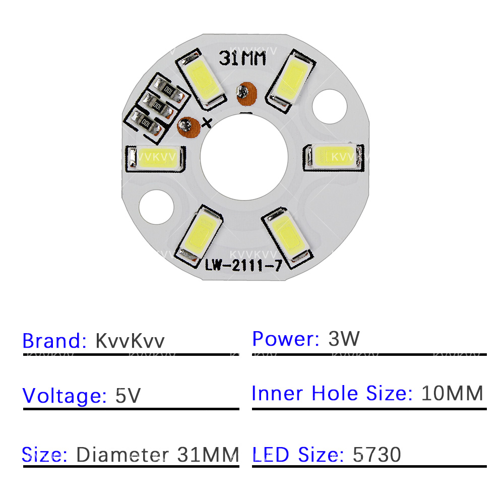 10 pçs led 5v 3w cor lâmpada g - Jewelry Making Board avaliação e preço