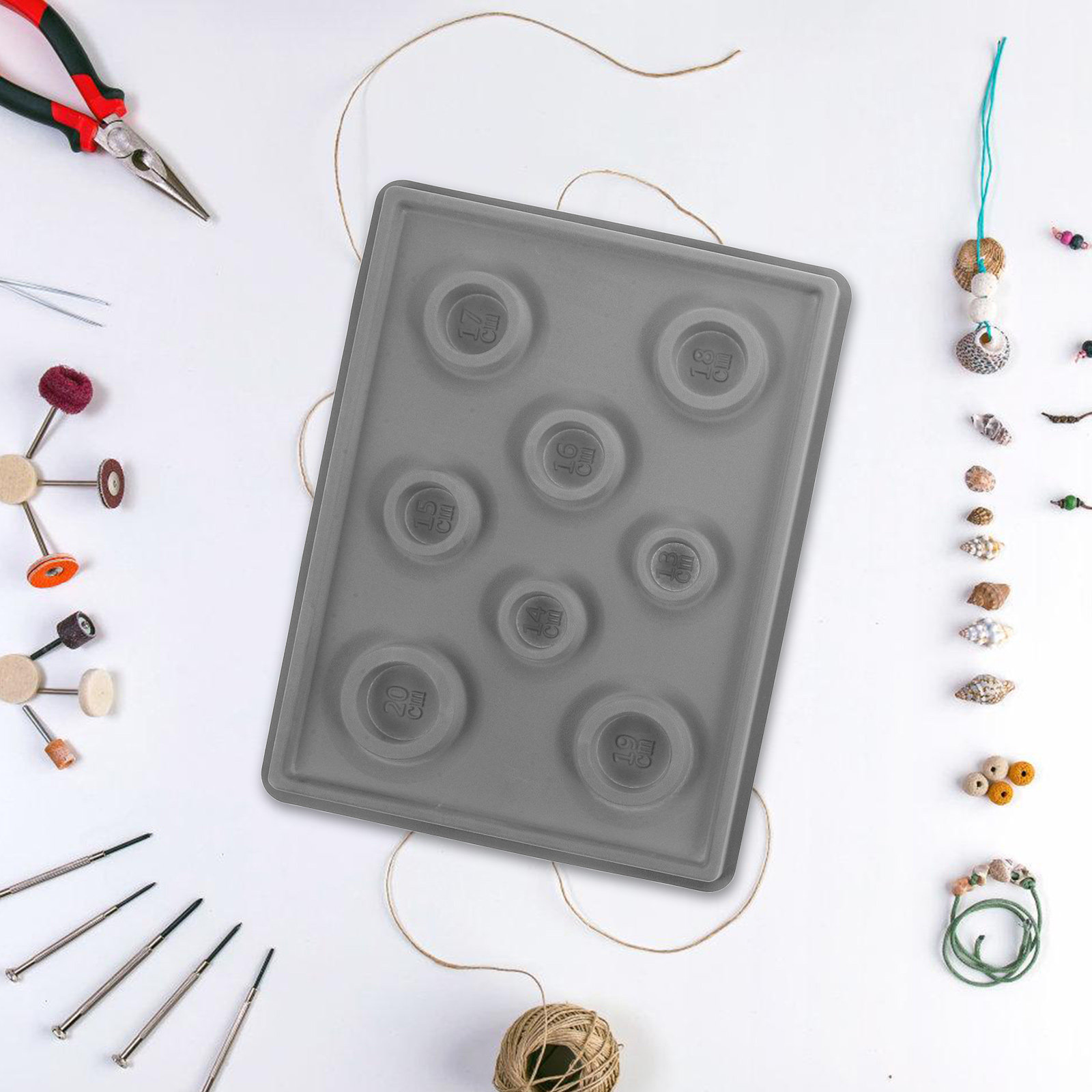 2 Peças de Bandeja para Design - Jewelry Making Board avaliação e preço