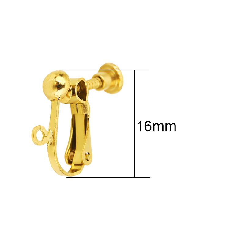 4 peças de fechos de brinco em - Jewelry Making Findings avaliação e preço