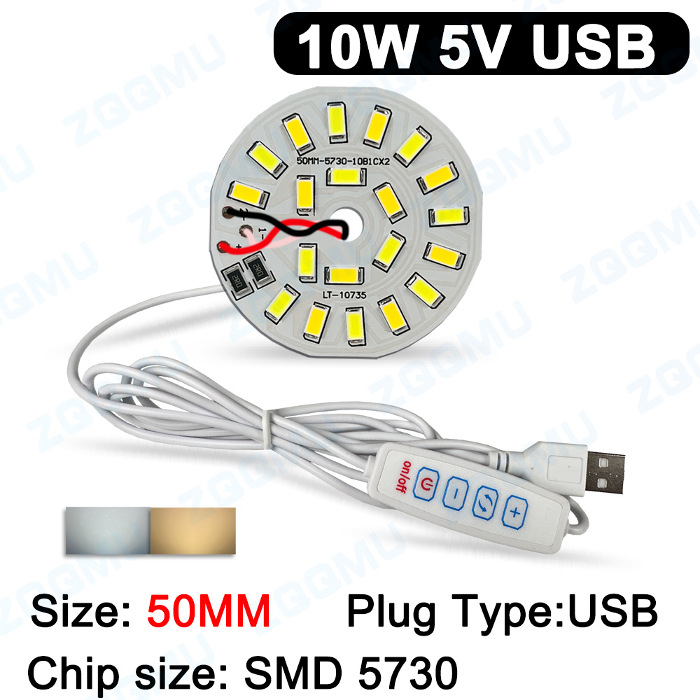 Placa de luz led usb dc5v 3w 6 - Jewelry Making Board avaliação e preço