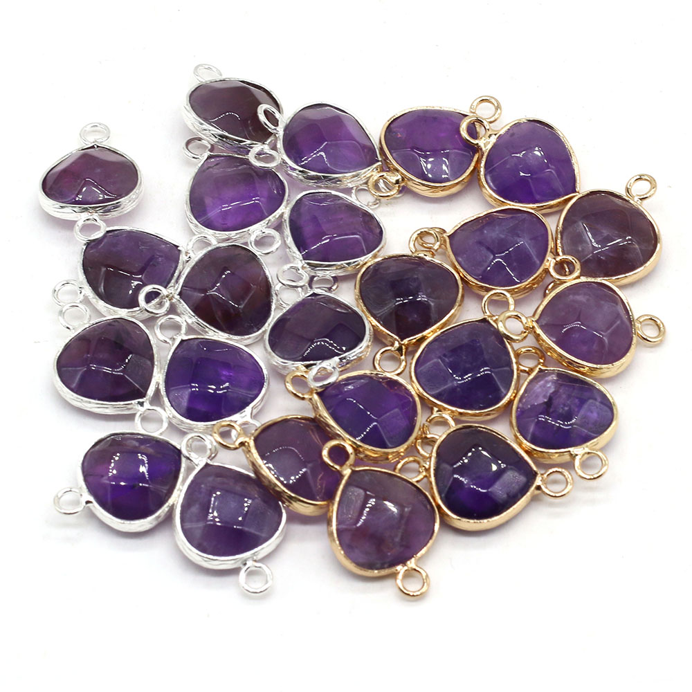 2 pçs conectores de pedra natu - Jewelry Making With Stones avaliação e preço