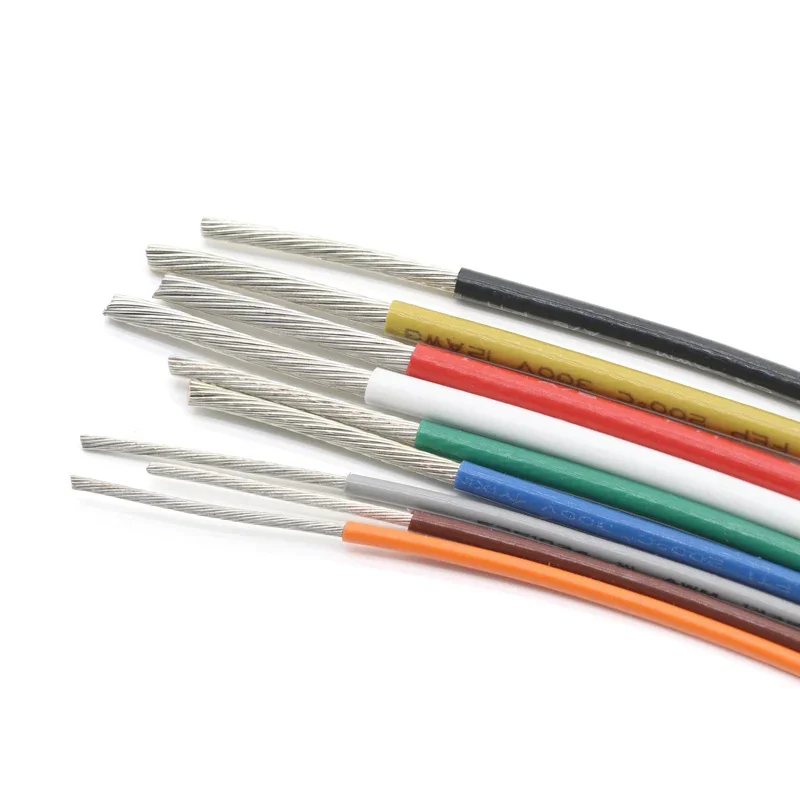 Fio ptfe ul1332 de 5m/10m, 30/ - Wire 22 Gauge Copper avaliação e preço