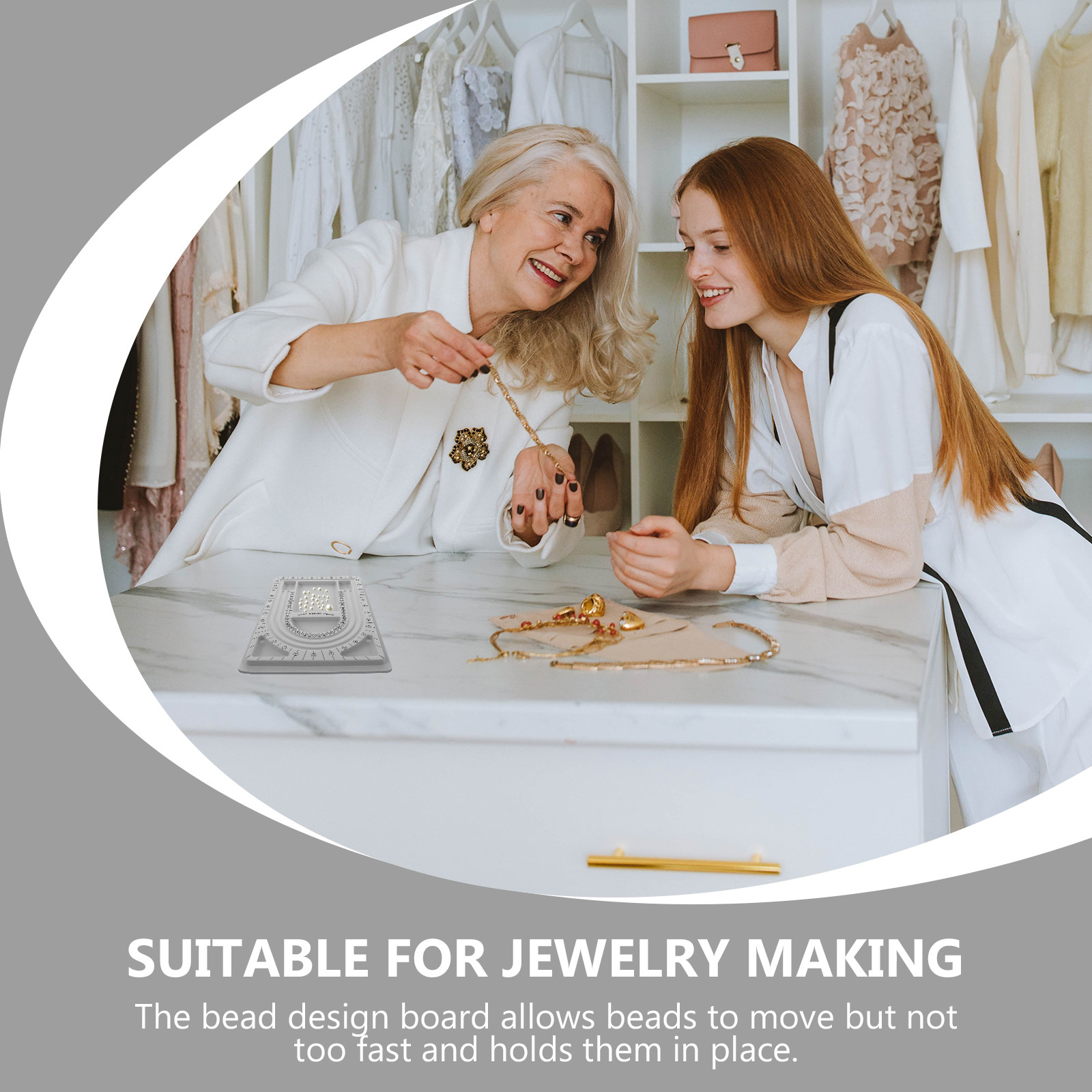2 Peças Tabuleiro Organizador  - Jewelry Making Board avaliação e preço