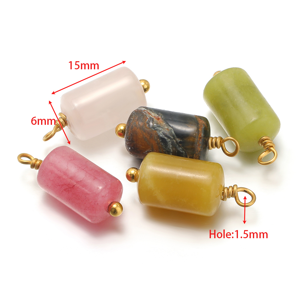 10 pçs de aço inoxidável pedra - Jewelry Making With Stones avaliação e preço